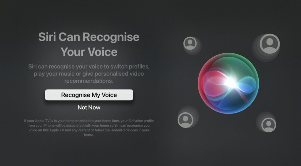 tvOS 16.2 Beta cho phép nhận dạng giọng nói Siri trên Apple TV để sử dụng cho từng cá nhân