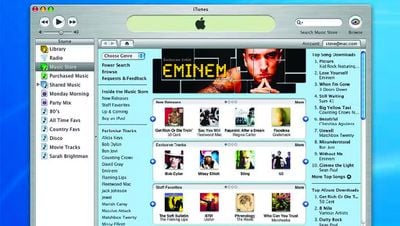 Cửa hàng âm nhạc iTunes 2003