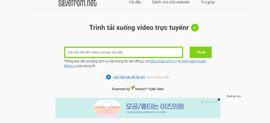 tải video YouTube